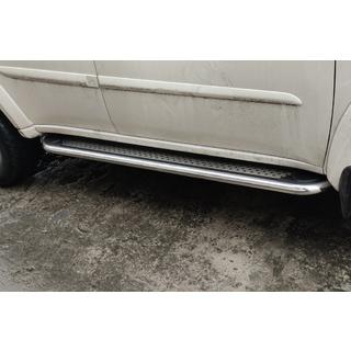 Stranske stopnice Maydos V2 (2 kosa, aluminij/nerjavno jeklo) fotografija 1