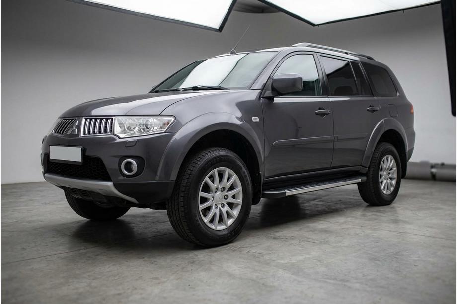 Mitsubishi Pajero Sport 2008–2015 Stranske stopnice Duru (2 kos, aluminij) Image