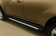 Mitsubishi Pajero Sport 2008–2015 Stranski pragovi Maya V1 (2 kos, aluminij) fotografija 3