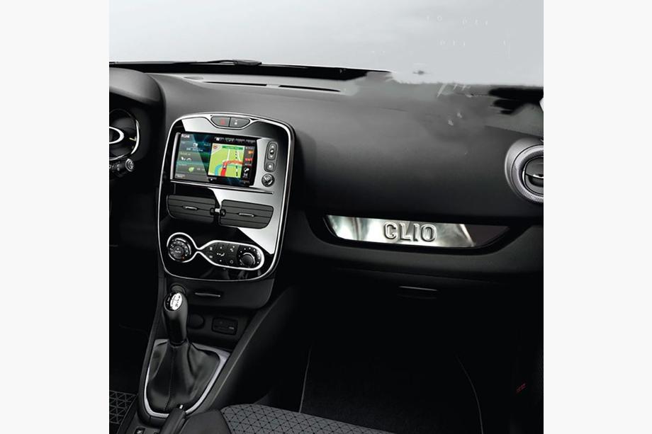 Renault Clio IV 2012–2019 Obloga sprednje konzole (nerjavno jeklo) Image