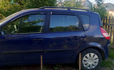 Renault Scenic/Grand 2003–2009 Črne strešne letve (2 kosa) Dolga izvedba (Grande) fotografija 8