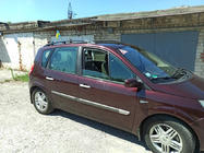 Renault Scenic/Grand 2003–2009 Črne strešne letve (2 kosa) Dolga izvedba (Grande) fotografija 3