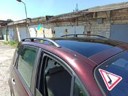 Renault Scenic/Grand 2003–2009 Črne strešne letve (2 kosa) Dolga izvedba (Grande) fotografija 1
