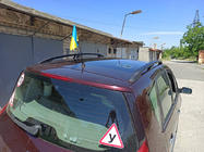 Renault Scenic/Grand 2003–2009 Črne strešne letve (2 kosa) Dolga izvedba (Grande) fotografija 9