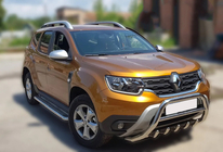 Renault Duster 2018–2024 Prednji zaščitni lok brez napisa WT003 (nerjavno jeklo) fotografija 7