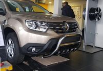 Renault Duster 2018–2024 Prednji zaščitni lok brez napisa WT003 (nerjavno jeklo) fotografija 15