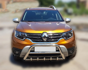 Dacia Duster 2018–2024 Prednji zaščitni lok brez napisa WT003 (nerjavno jeklo) fotografija 8