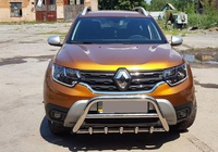 Dacia Duster 2018–2024 Prednji zaščitni lok brez napisa WT003 (nerjavno jeklo) fotografija 4