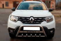 Dacia Duster 2018–2024 Prednji zaščitni lok (kengurin) z napisom WT004 (nerjaveče jeklo) fotografija 1