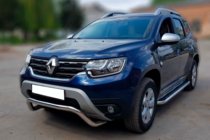 Dacia Duster 2018–2024 Sprednji zaščitni lok (kenguru) WT007 (nerjavno jeklo) fotografija 3