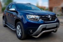 Renault Duster 2018–2024 Sprednji zaščitni lok (kenguru) WT007 (nerjavno jeklo) fotografija 1