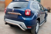 Renault Duster 2018–2024 Zadnji zaščitni lok AK007 (nerjavno jeklo) fotografija 1