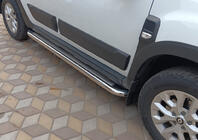Renault Duster 2018–2024 Stranski pragovi Premium (2 kos, nerj.) fotografija 5