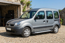 Renault Kangoo 1998–2008 Stranske stopnice Allmond Grey (2 kos, aluminij) fotografija 1