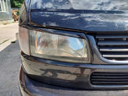 Volkswagen T4 Transporter 1990–2003 Veke za žaromete – raven pokrov motorja (2 kos) Sijajno črna fotografija 3