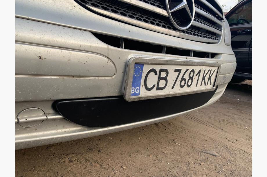 Mercedes Vito W639 2004–2014 Zimski pokrov za odbijač (2004-2010) Mat Fotografija 2