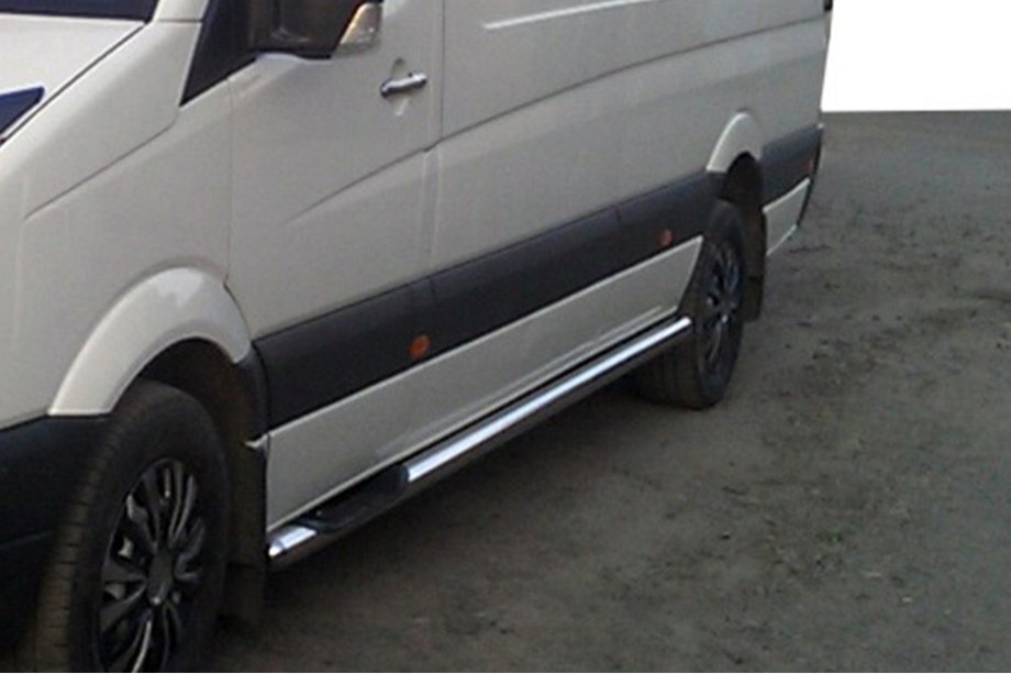 Mercedes Sprinter W907/W910 2018– Stranske cevi (2 kos, nerjavno jeklo) Image