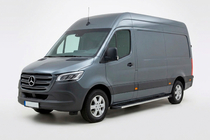 Mercedes Sprinter W907/W910 2018– Stranski pragovi Maya V1 (2 kos, aluminij) fotografija 1