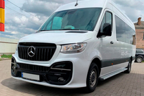 Mercedes Sprinter W907/W910 2018– Bočne stopnice Maya V2 (2 kosa, aluminij) fotografija 4