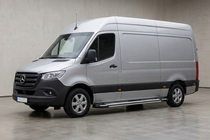 Mercedes Sprinter W907/W910 2018– Stranske stopnice Rainbow (2 kosa, aluminij) Dolga/Ekstra dolga fotografija 1