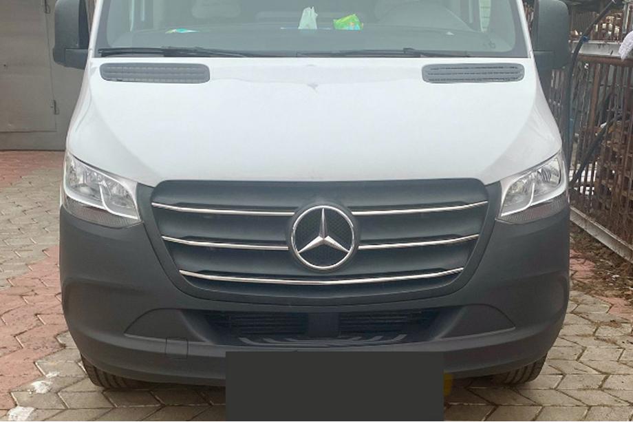 Mercedes Sprinter W907/W910 2018– Letvice za rešetko (5 kos, nerjavno jeklo) Fotografija 6