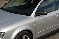 Audi A4 B6 2000–2004 Pokrovi ogledal (2 kosa, karbon) fotografija 1