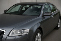 Audi A6 C6 2004–2011 Pokrovi ogledal 2006-2008 (2 kosa, karbon) fotografija 1