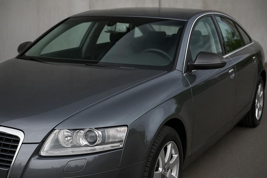 Audi A6 C6 2004–2011 Pokrovi ogledal 2006-2008 (2 kosa, karbon) Image