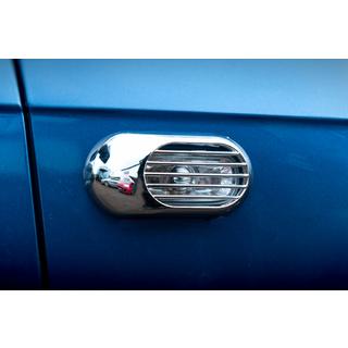 Mrežica za bočni smerni ponavljalnik Oval (2 kos, ABS) Audi A3 2003–2012 fotografija 1