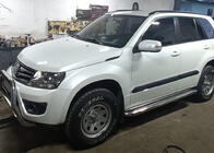 Suzuki Grand Vitara 2005–2017 Premium stranske stopnice (2 kos, nerjaveče jeklo) 60 mm fotografija 3