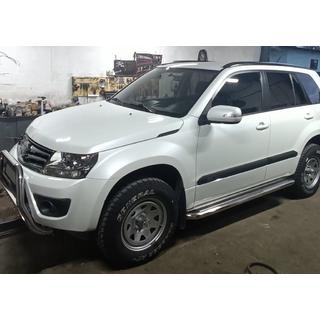 Premium stranske stopnice (2 kos, nerjaveče jeklo) Suzuki Grand Vitara 2005–2017 fotografija 3