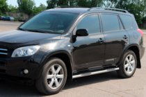 Toyota Rav 4 2006–2013 Stranske cevi za standardno osnovo (2 kosa, nerjavno jeklo) fotografija 2