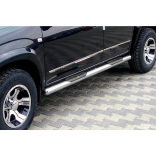 Stranske cevi za standardno osnovo (2 kosa, nerjavno jeklo) Toyota Rav 4 2006–2013 fotografija 1