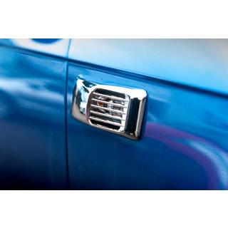 Rešetka za stranski smernik – pravokotna (2 kosa, ABS) Audi A3 2003–2012 fotografija 1