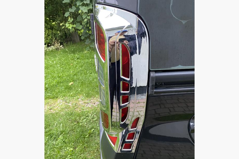 Citroen Nemo 2007–2017 Kromirana obloga za stop luči z ukrivljenim robom (2 kosa, plastika) Fotografija 10