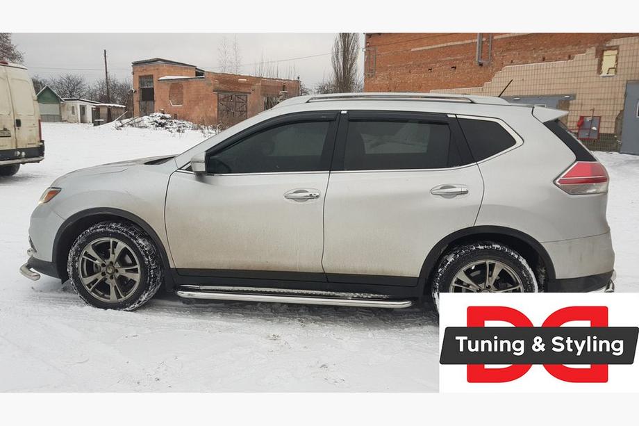 Nissan X-trail T32/Rogue 2014–2021 Stranski pragovi Premium (2 kos, nerj.) Image