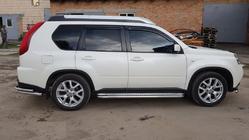 Nissan X-trail T31 2007–2014 Stranski pragovi Premium (2 kos, nerj.) fotografija 1