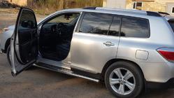 Toyota Highlander 2008–2013 Stranski pragovi Premium (2 kos, nerj.) fotografija 3