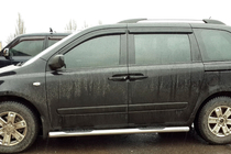 Kia Carnival 2002–2013 Stranske cevi (2 kos, nerjaveče jeklo) fotografija 1
