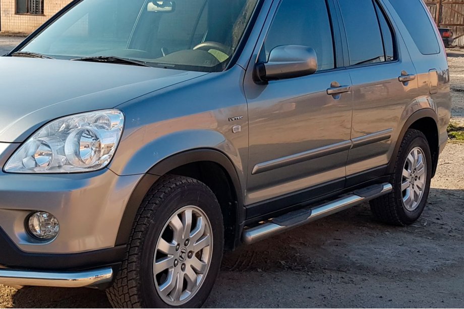Honda CRV 2001–2006 Stranske cevi (2 kos, nerjaveče jeklo) Image