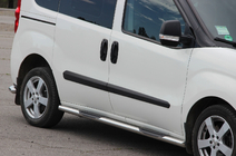 Opel Combo 2012–2018 Stranske cevi (2 kos, nerjaveče jeklo) 70 mm, kratka medosna razdalja fotografija 1