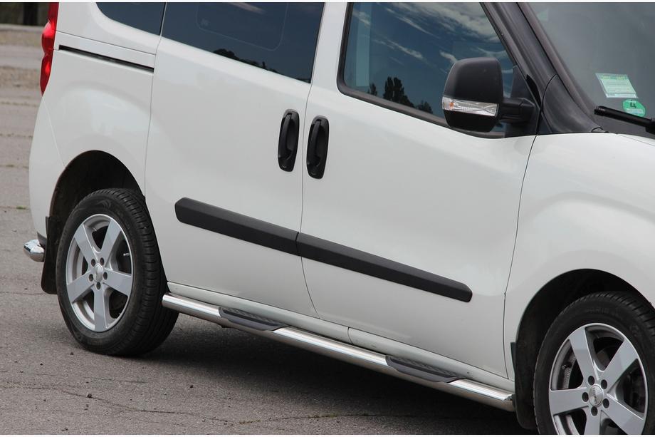 Opel Combo 2012–2018 Stranske cevi (2 kos, nerjaveče jeklo) 70 mm, kratka medosna razdalja Image