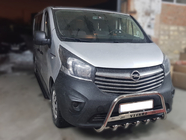 Opel Vivaro 2015–2019 Sprednji zaščitni lok WT003-4 (nerjavno jeklo) Z napisom fotografija 3