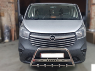 Opel Vivaro 2015–2019 Sprednji zaščitni lok WT003-4 (nerjavno jeklo) Z napisom fotografija 1