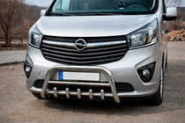 Opel Vivaro 2015–2019 Sprednji zaščitni lok WT003-4 (nerjavno jeklo) Z napisom fotografija 5