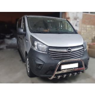 Sprednji zaščitni lok WT003-4 (nerjavno jeklo) Opel Vivaro 2015–2019 fotografija 3