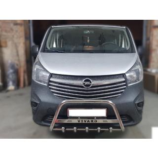 Sprednji zaščitni lok WT003-4 (nerjavno jeklo) Opel Vivaro 2015–2019 fotografija 1