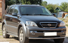 Kia Sorento I BL 2002–2009 Sprednji zaščitni lok ST008 (nerjavno jeklo) fotografija 2