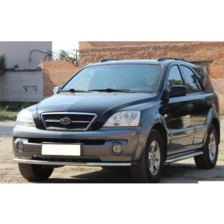 Sprednji zaščitni lok ST008 (nerjavno jeklo) Kia Sorento I BL 2002–2009 fotografija 1