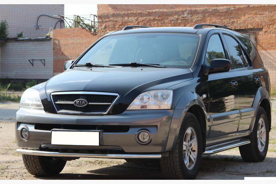 Kia Sorento I BL 2002–2009 Sprednji zaščitni lok ST008 (nerjavno jeklo) Image